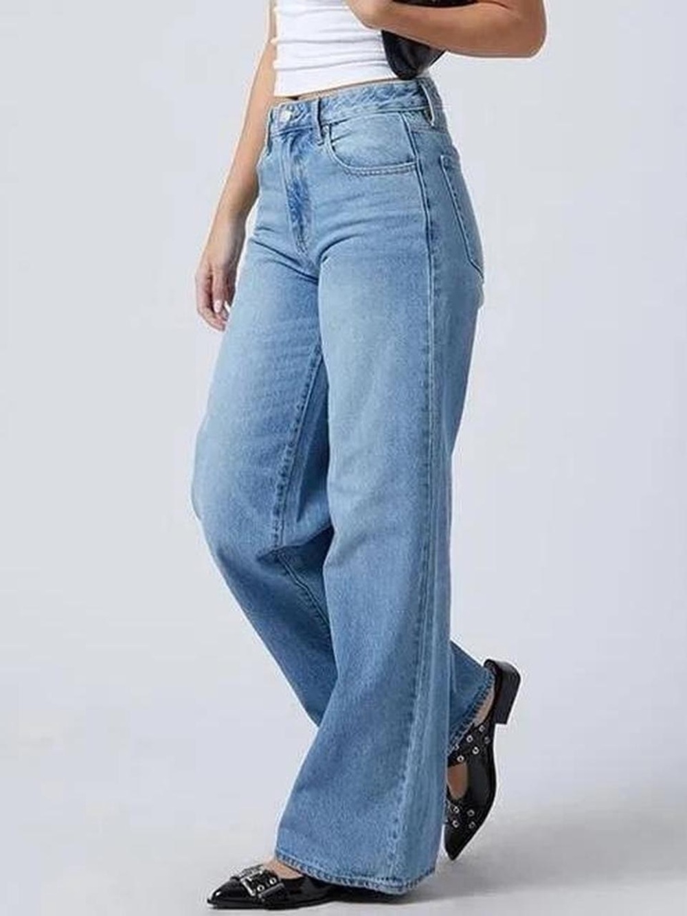 PacSun Light Blue Straight-Leg Jeans